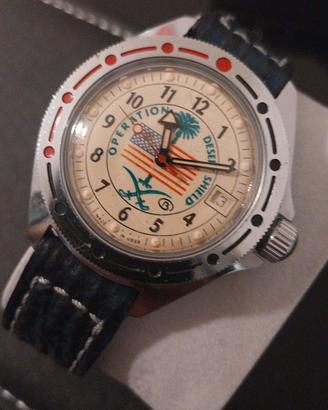 Vostok desert shield da collezione con spiderstrap