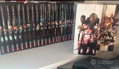 Attack on titan manga volumi 1-13,15,16,20,22,26