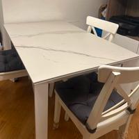 Tavolo Riflessi Manhattan piano ceramica