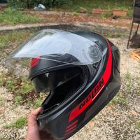 Casco Nolan N60 rosso e nero