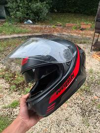 Casco Nolan N60 rosso e nero