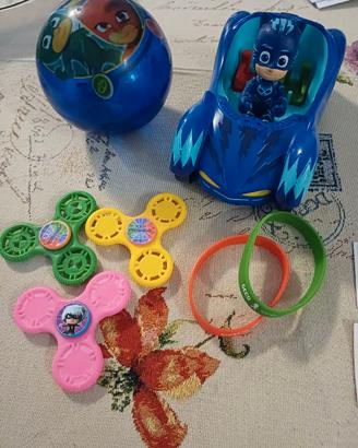 Pj mask gattomobile con personaggio e gadget