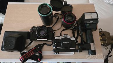 Reflex Minolta x300 Nikon 12ea Sunpak 4205G ecc...