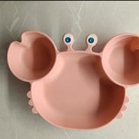 piatto piano in silicone con ventosa 