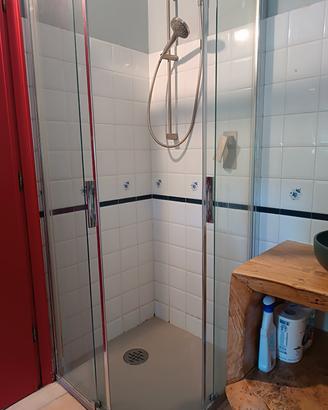 box doccia 80x80 vetro trasparente