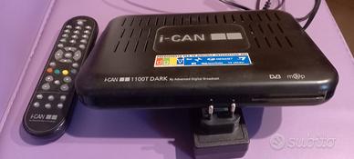 Decoder I-CAN 1100T DARK (solo SD)