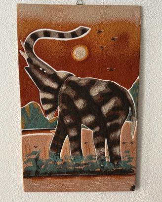 Quadro in sabbia di Papa Mbaye - Arte Senegalese (