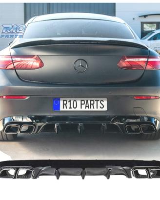 DIFFUSORE MERCEDES CLASSE E C238 16- AMG NERO LUCI