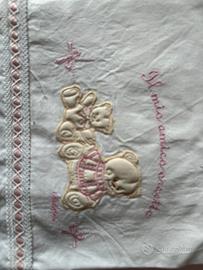 Completo culla i Braccialini Baby rosa