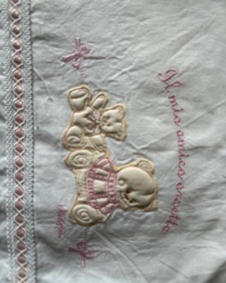 Completo culla i Braccialini Baby rosa