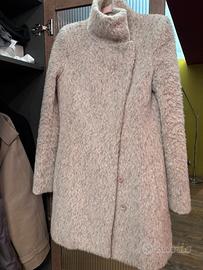 Cappottino simil pelliccia al ginocchio