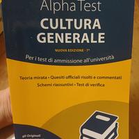 Libro Alpha test Cultura generale 