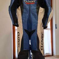 TUTA MOTO IN PELLE DI CANGURO CLOVER RC 100