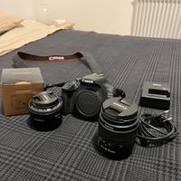 Canon 1300D + 2 Ottiche