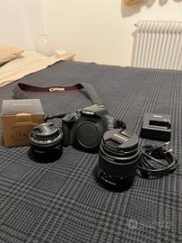 Canon 1300D + 2 Ottiche