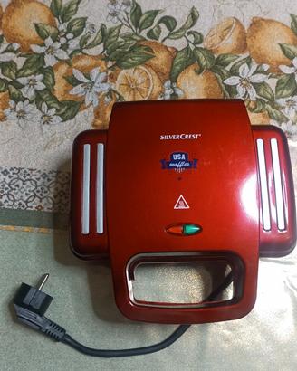 piastra elettrica per waffle 1000watt SILVER CREST