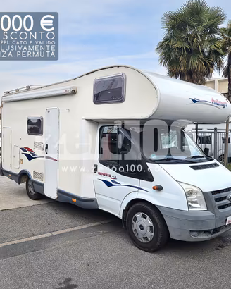 Camper Mansardato 6.50 m 6 posti letto e viaggio