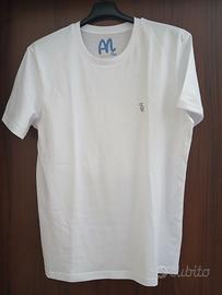 T-shirt Unisex Anche No con Manina Bianca taglia M