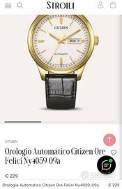 Orologio Citizen oro