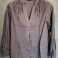 Camicia marrone taglia M OOPS 