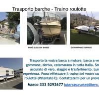 Trasporto barche gommoni catamarani
