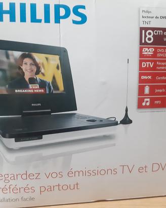 Philips lettore DVD portatile e tv