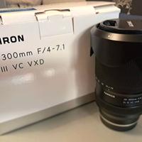 Ottica  Tamron 28-300mm per Sony F/4-7.1 Di III