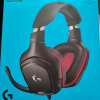 Set cuffie e microfono per gaming Logitech G332