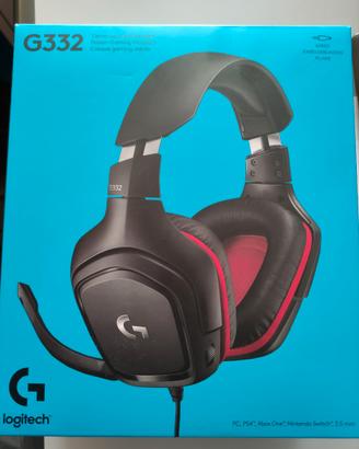 Set cuffie e microfono per gaming Logitech G332