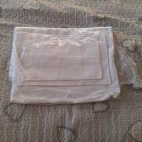 Set 3 Asciugamani Cotone Bianchi