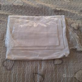 Set 3 Asciugamani Cotone Bianchi