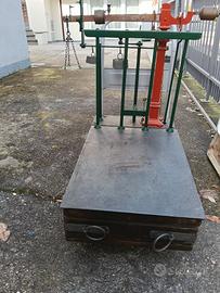 BILANCIA VECCHIA BASCULA ATTREZZI AGRICOLI MISURE