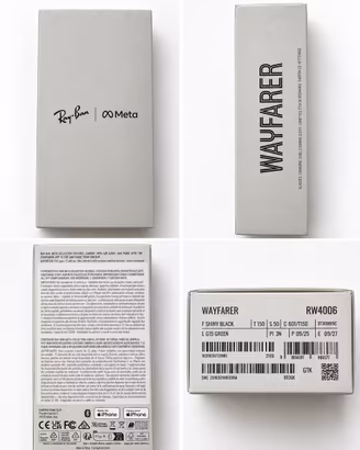 Ray-Ban Meta Wayfarer RW4006 601/71 Smart Glasses