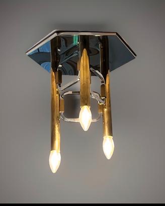 Gaetano Sciolari lampadario anni 60 design vintage