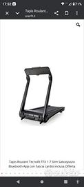 tapis roulant tecnofit TFX1.7 slim