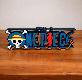 One Piece - Logo Tridimensionale