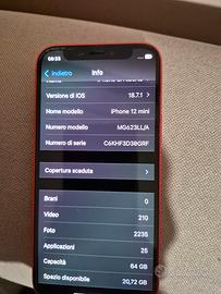 cell. Iphone 12 mini. 20220