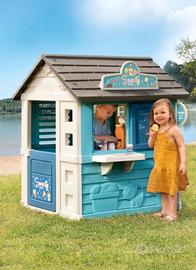Smoby casetta sweety corner gelateria con scivolo 