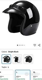 Casco jet moto taglia S METÀ PREZZO