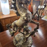 scultura cavallo anni 70