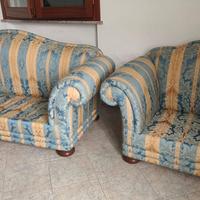 DIVANO VINTAGE DAMASCATO