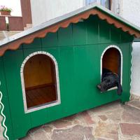 Cuccia legno cane artigianale