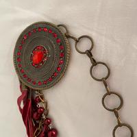 Cintura raso ferro battuto e pietre