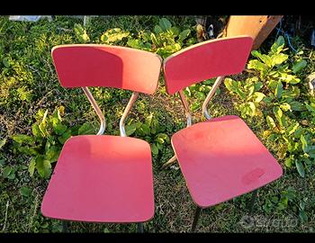 sedie design vintage in formica anni 60 o 70