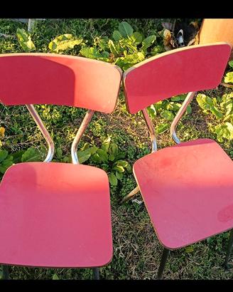 sedie design vintage in formica anni 60 o 70