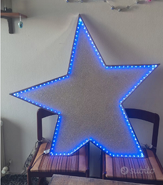 Stella natalizia a led decorativa