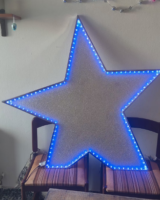 Stella natalizia a led decorativa