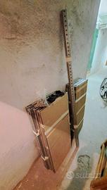 2 scaffali in ferro zincato per cantine/garage 