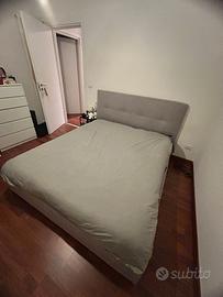 Letto Selene contenitore Matrimoniale + materasso