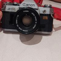 Macchina fotografica Canon AT-1 Flash  e obiettivi